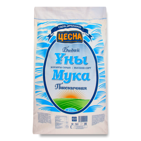 Мука Цесна Высший Сорт 25кг Мука Цесна Высший Сорт 25кг