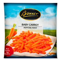 Морковь Мини Быстрозамороженная Bauer м/у 400г