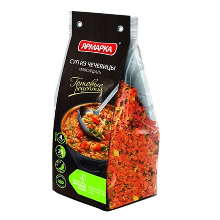 Суп Ярмарка из Чечевицы Масурдал 250гр стаб/б