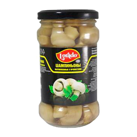 Грибы Lorado Шампиньоны Целые 314мл с/б