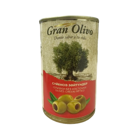 Оливки Gran Olivo Зеленые б/к 314мл ж/б