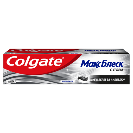Паста Зубная Colgate Максблеск с Углем 100мл Кор