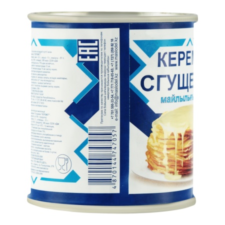 Продукт Сгущенный 8.5% растительно-молочный с Сахаром Сгущенка Керемет масло-дел ж/б 360г