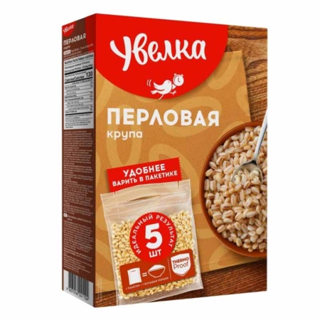 Крупа Увелка Перловая 5пак*80гр 400гр Кор Крупа Увелка Перловая 5пак*80гр 400гр Кор