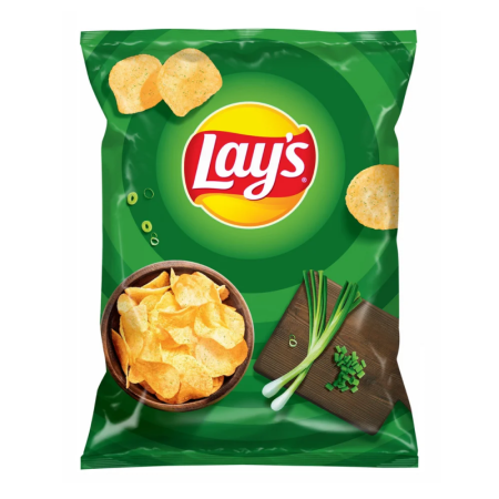 Чипсы Lays Зеленый Лук 70гр п/п