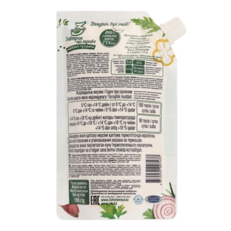 Майонез 3 Желания Завтрак на Траве 25% 190гр д/п