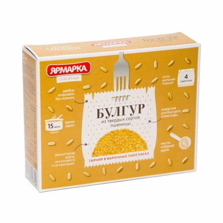 Крупа Ярмарка Булгур 250гр Кор